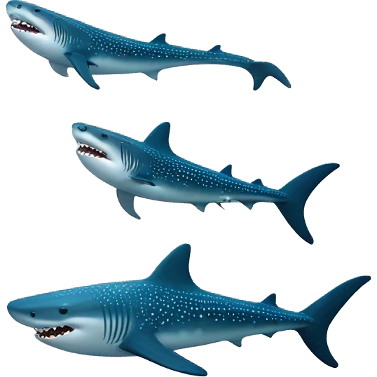 Friendly Whale shark emoji