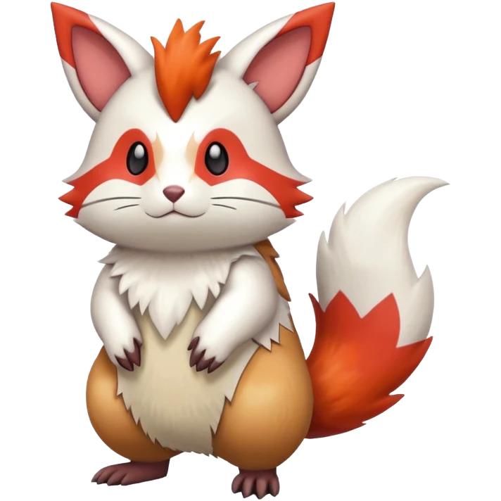 Furret-Zangoose-Hybrid (Full body) emoji