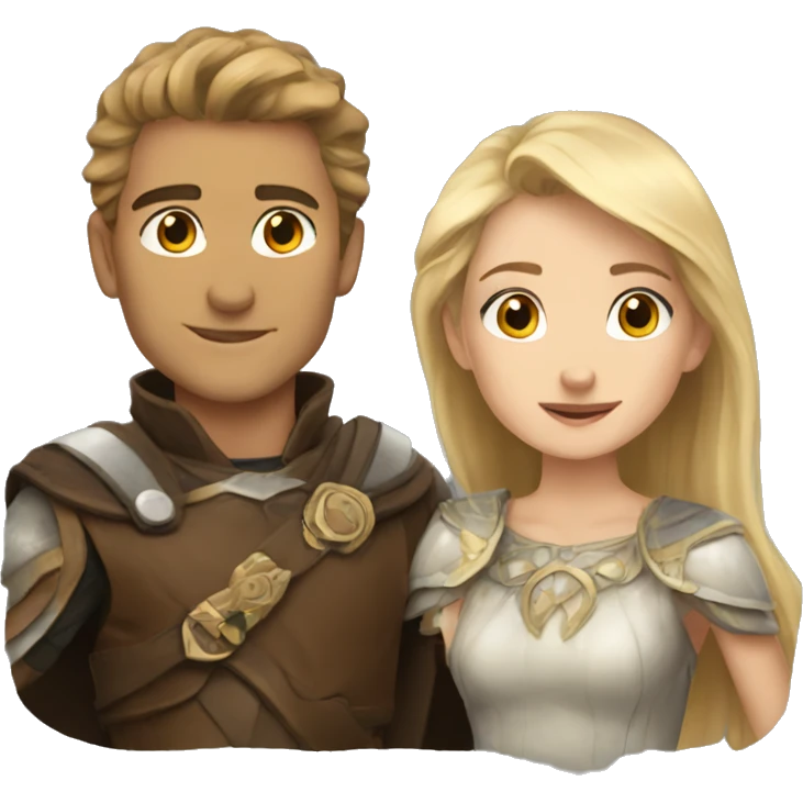Hadrien and Lea emoji