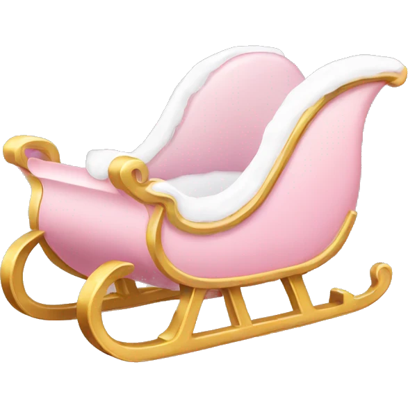 light pink sleigh emoji