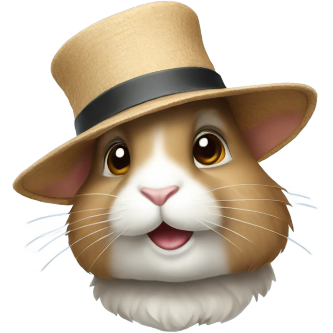 a rabbit in a hat emoji