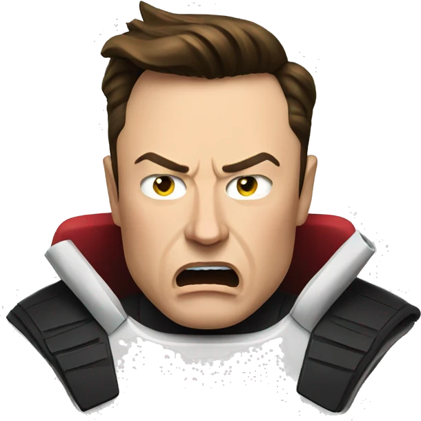 elon musk angry emoji