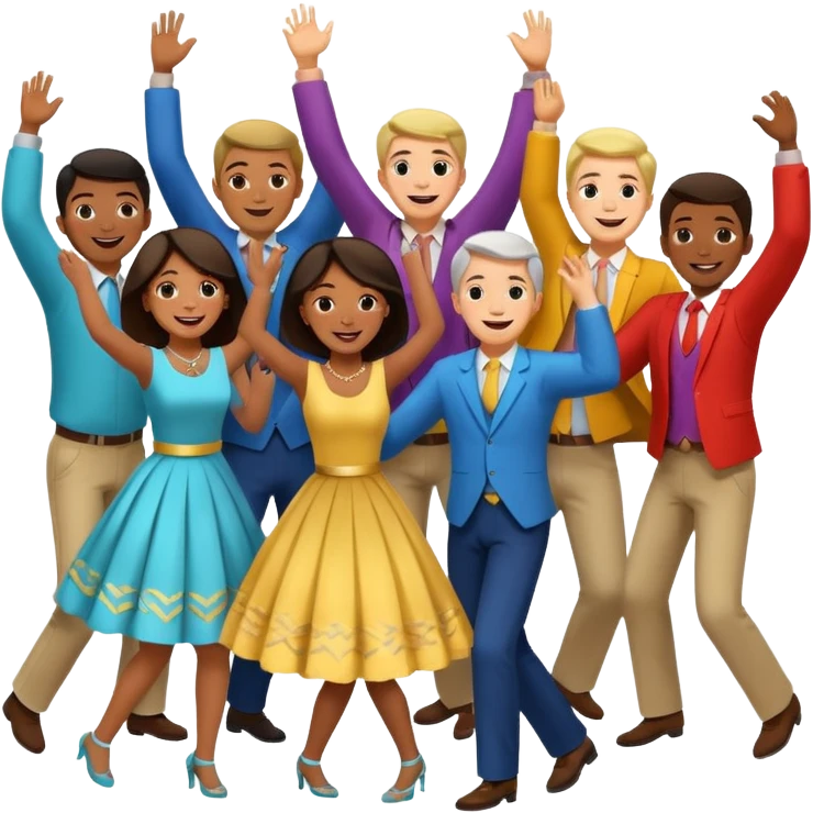 I want an emoji with people making a “horă” emoji