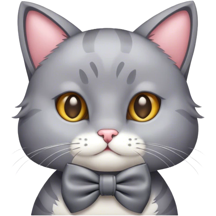Cat with bow emoji