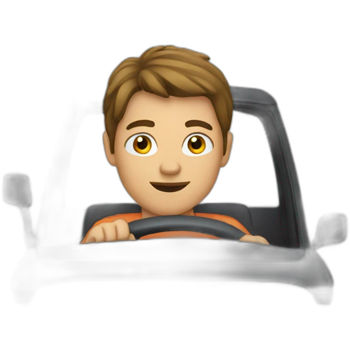 someone drivin emoji