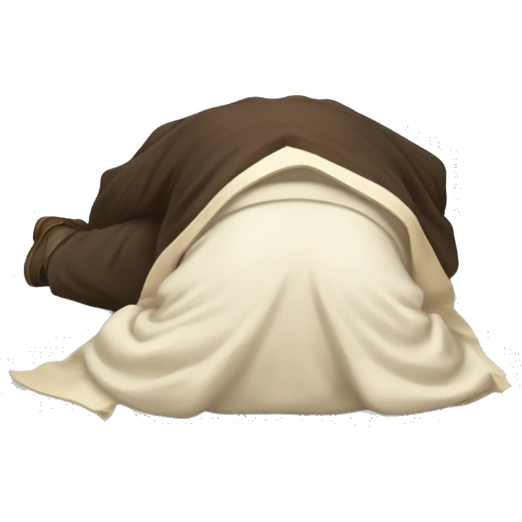 face down Harry Potter robe Person lying down face down emoji