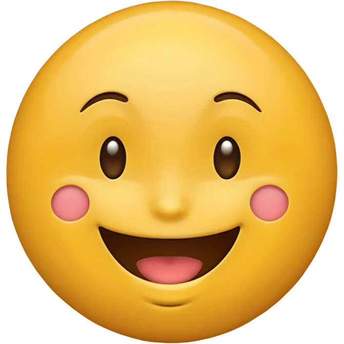 Emoji face smiling  emoji