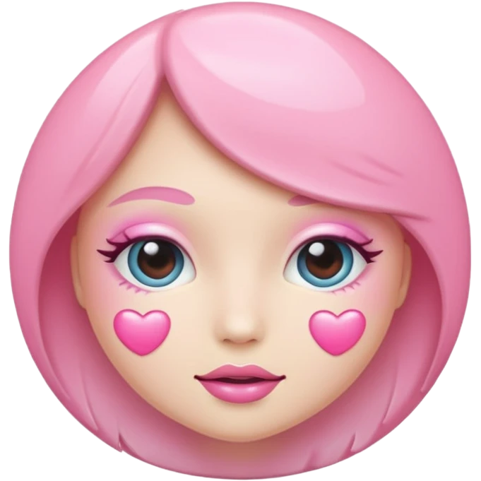 Pink cosmetic emoji