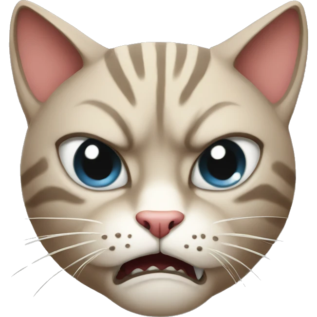 Angry cat emoji