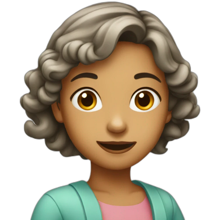 patisier fille emoji