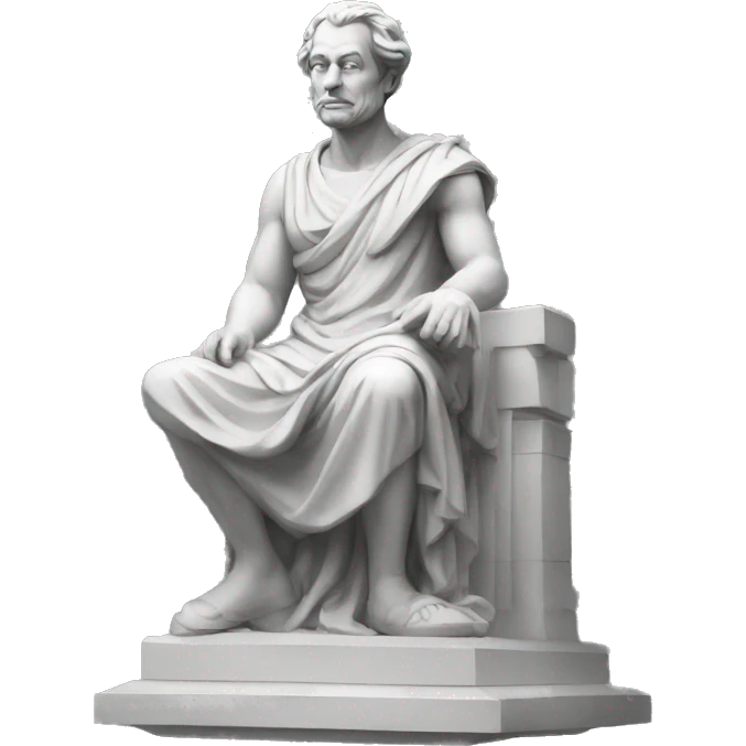sitting-philosopher-statue emoji