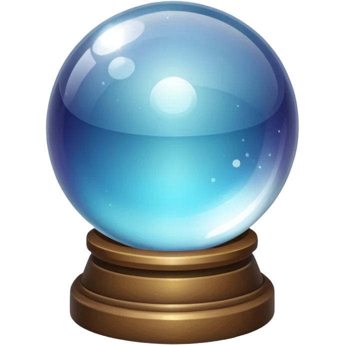 Vintage crystal ball emoji