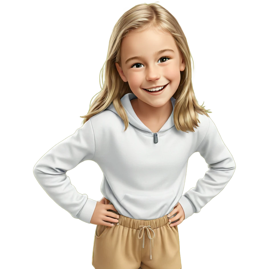 smiling girl in outdoor scene emoji