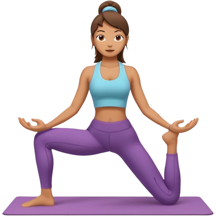 yoga girl emoji