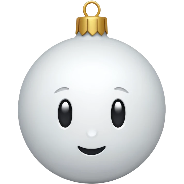 christmas white decoration emoji