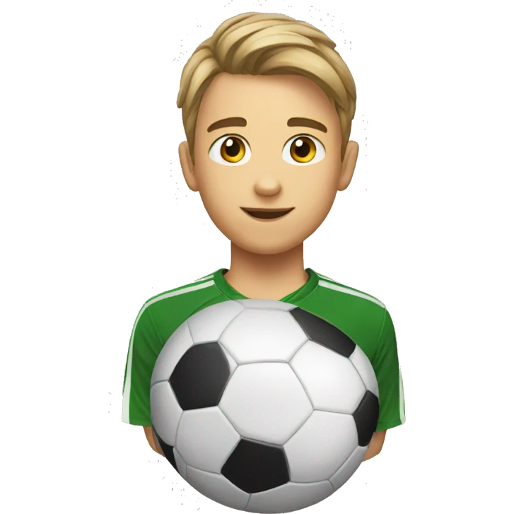 Soccer kid emoji
