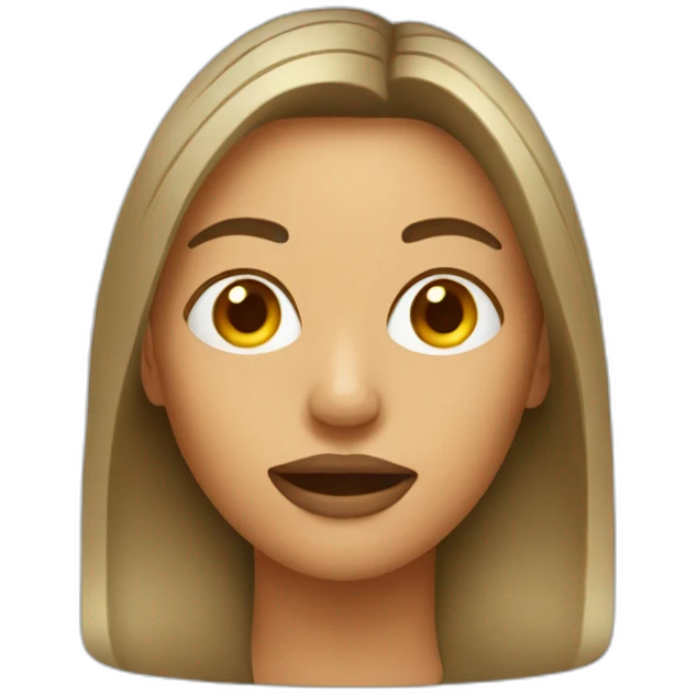 woman with glue in face emoji