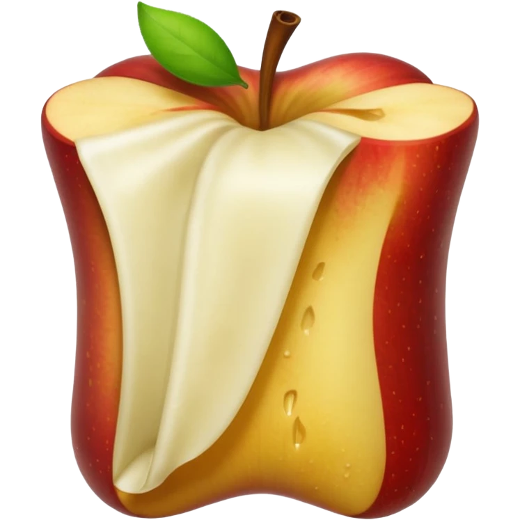 Apple core emoji