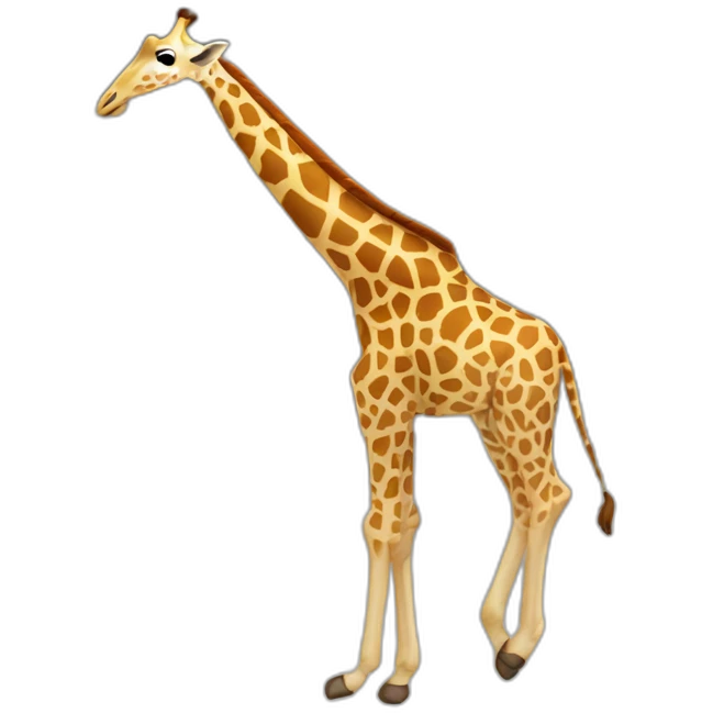 giraff doing a dunk emoji