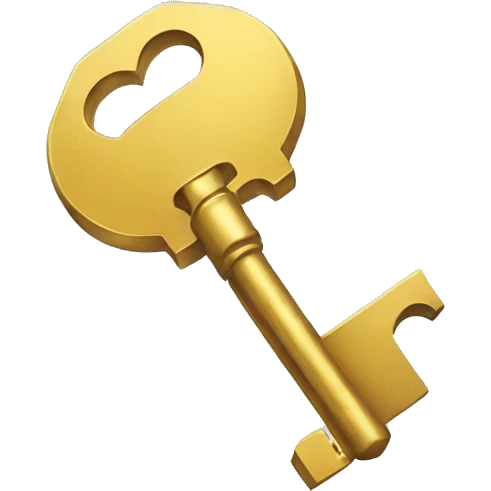 broken key emoji