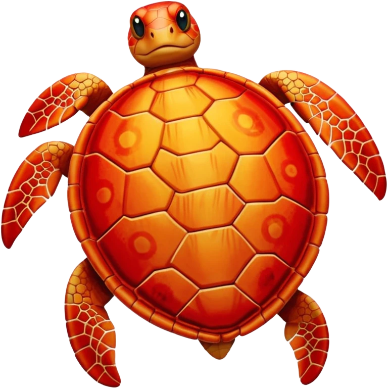 Red turtle emoji
