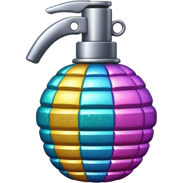glitter grenade emoji