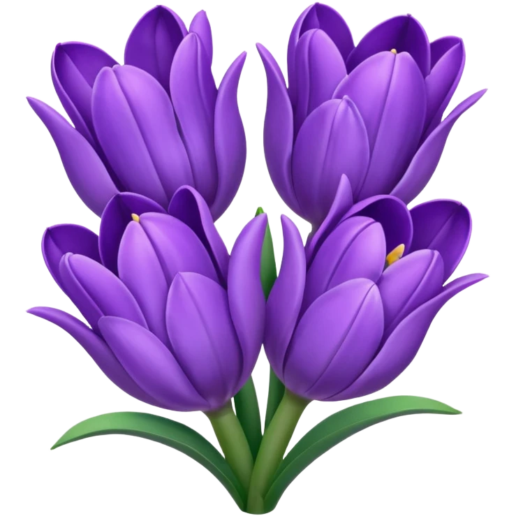 Heart Shaped Hyacinth emoji