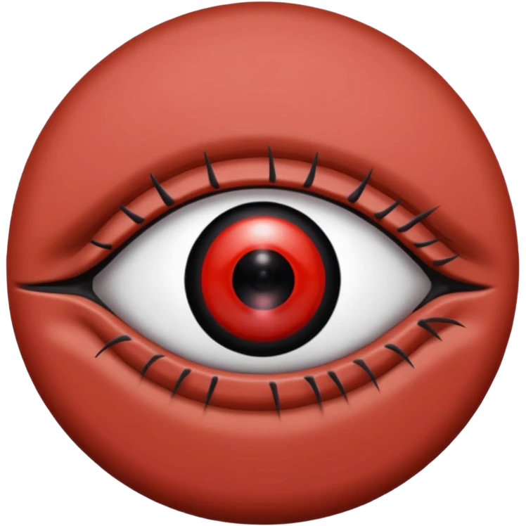 اصنع ايموجي لعين شارينغان مانغيكيو لشخصية اوبيتو اوتشيها من انمي ناروتو emoji