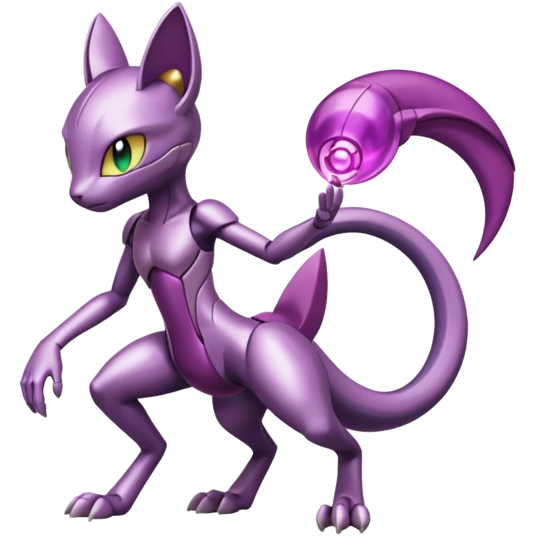 Meloetta-Mewtwo-Genesect-Pokémon-Fakémon-fusion-hybrid-creature emoji