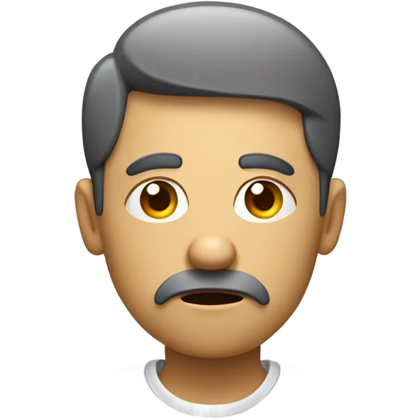 person with doubts reading a paper in their hands emoji