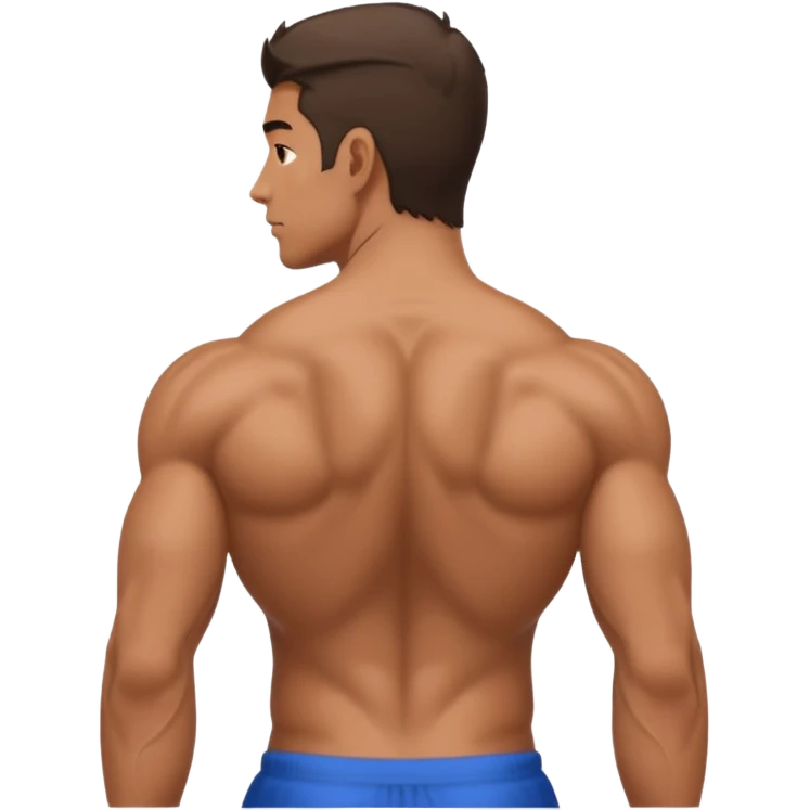 back muscle iphone yellow style emoji