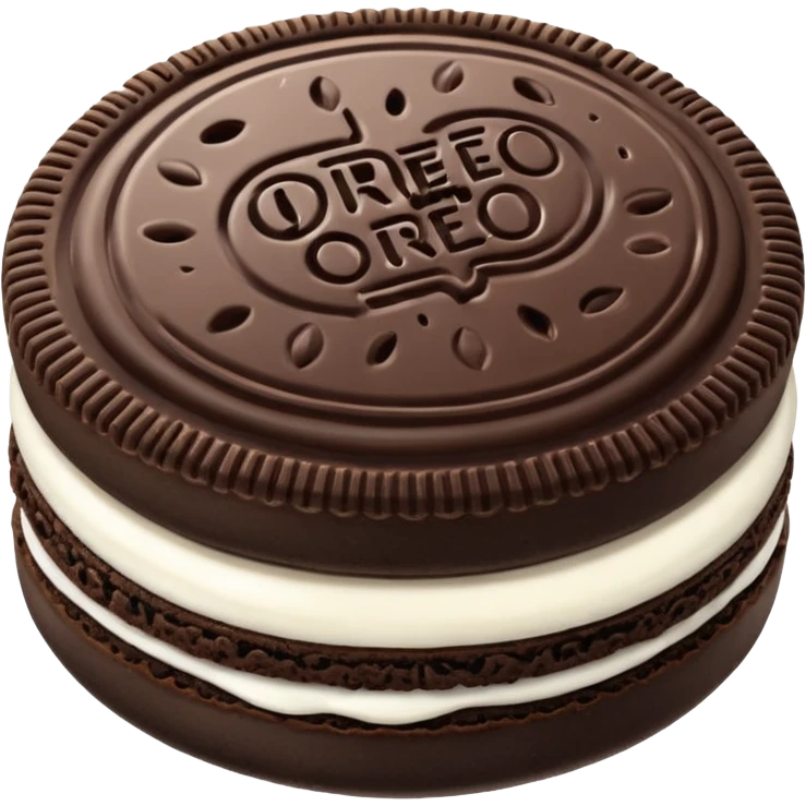 i want to create a emoji of one Oreo classic. The original oreo emoji