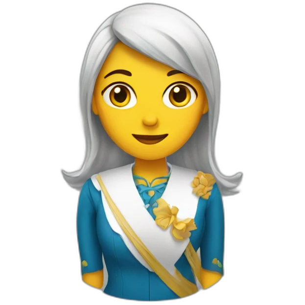 Mujer traje zaragoza emoji