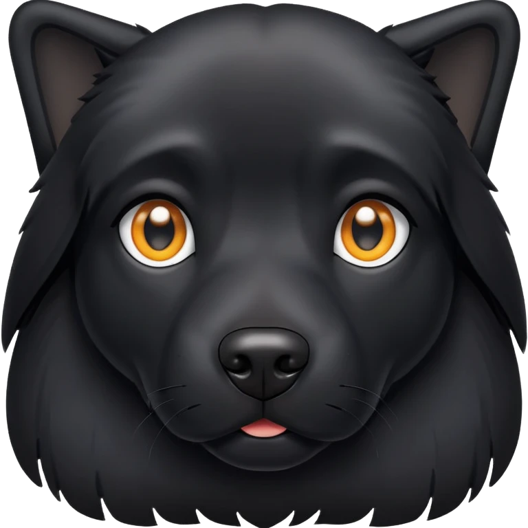 The black dog emoji