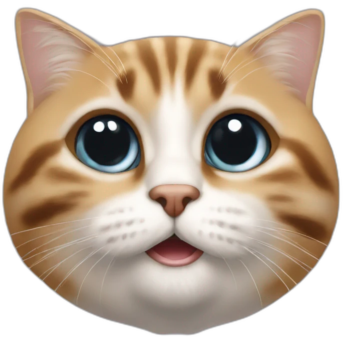 chat qui font des bisous emoji