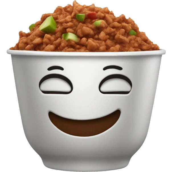 Chipotle bowl emoji