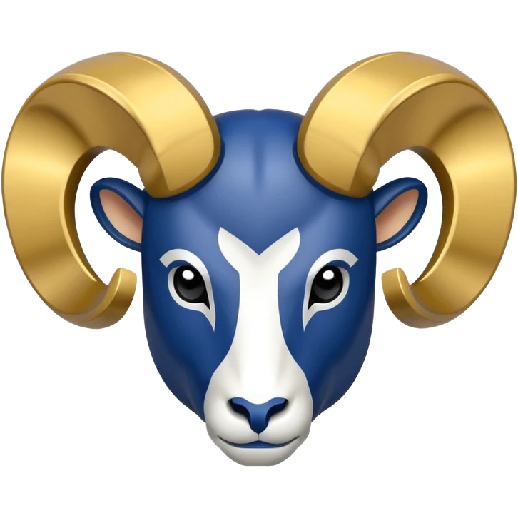 Los Angeles rams nfl logo emoji