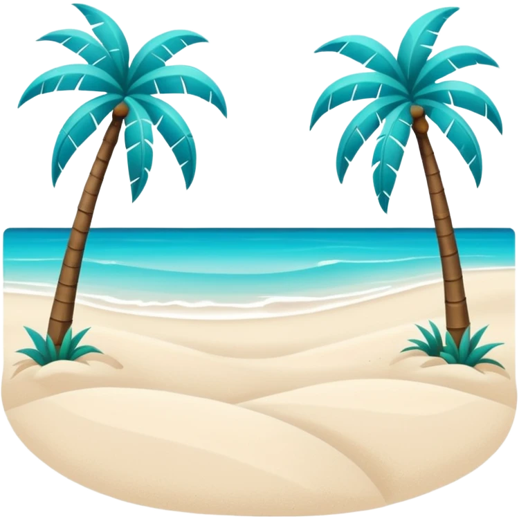 Aesthetic beach  emoji