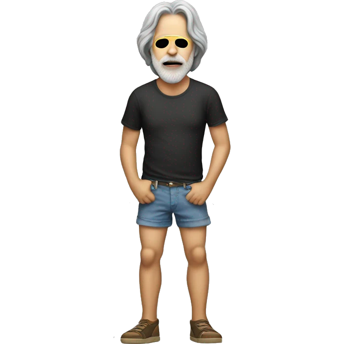 Bob weir in short shorts  emoji