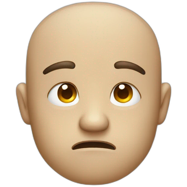 Sulking-face emoji