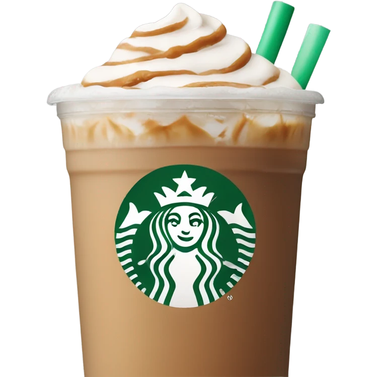 starbucks iced chai latte emoji