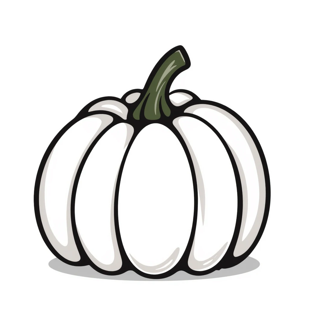 A pumpkin with details in pastel colors (dd9fb0, ffc6d3, a3bfc9, c4bee2, f1b091), hand-drawn doodle style emoji