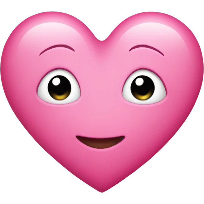 Pink heart emoji