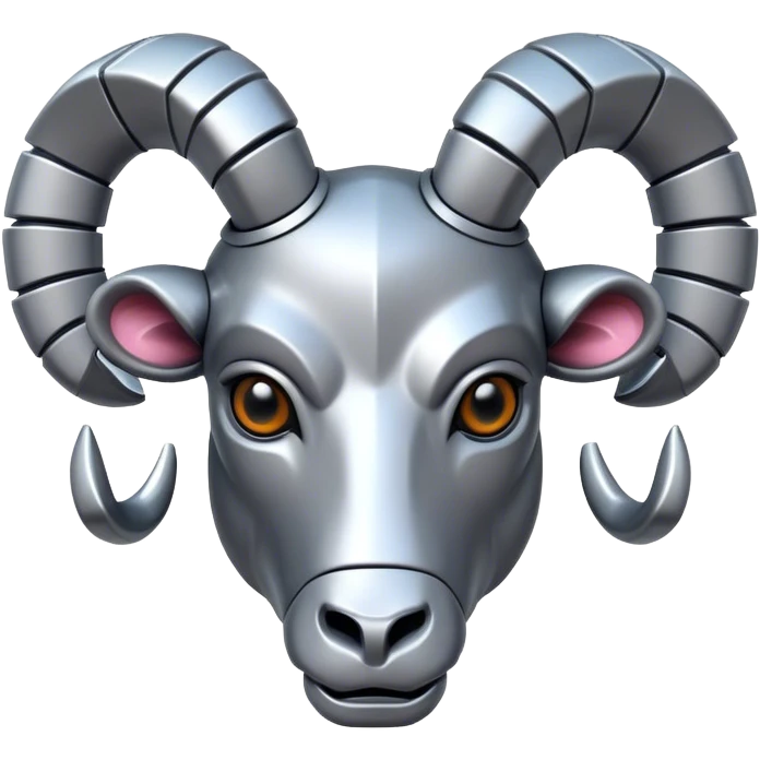 Cybernetic Ram(Goat) head  emoji