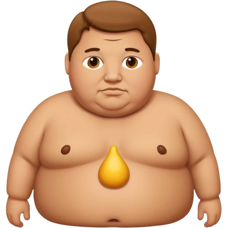 Hombre obeso  emoji