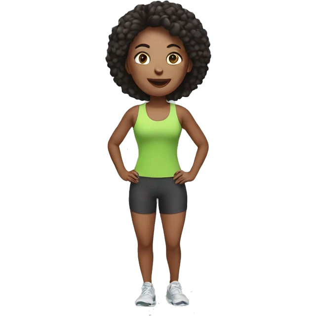 ACTIVE woman emoji