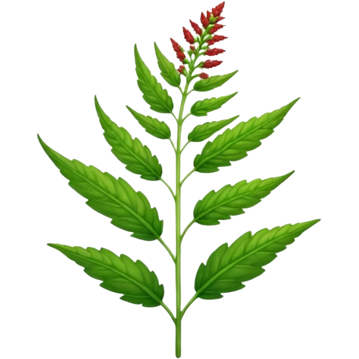 weed rumex with root emoji