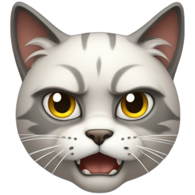 angry cat emoji