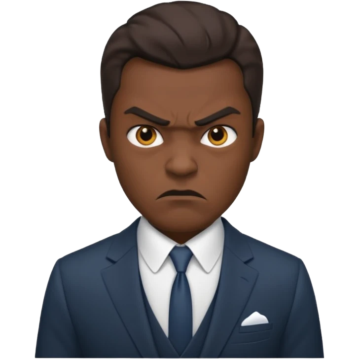 mafia boss angry emoji