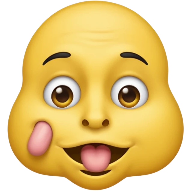stinky emoji holding nose, squinting eyes emoji